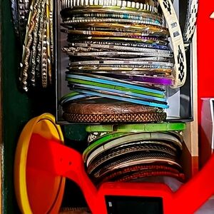 Jewlrey, costume/ monet & 14K /rings/bangles/clip ons / antiques necklaces.